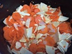 Anti-inflammatory carrot soup: carrots and sweet potato